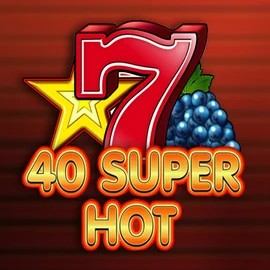 40 Super Hot slot logo by Amusnet Interactive at Weiss Casino