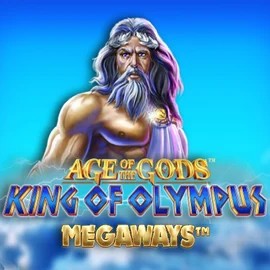 Age Of The Gods: King of Olympus Megaways logo by Origins Weiss Casino