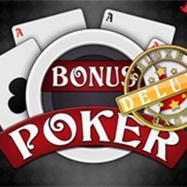 Bonus Poker Deluxe - 3 Hands online game logo by RTG (Reel Time Gaming) on weiss-kaszino.com