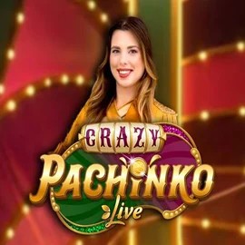 Live Casino logo of Crazy Pachinko from Evolution at Weiss Casino