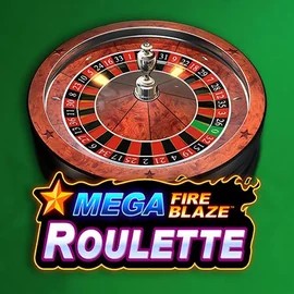Mega Fire Blaze Roulette online game logo by Playtech on weiss-kaszino.com