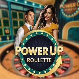 Official Live Casino logo: PowerUP Roulette by Pragmatic Play at Weiss Casino