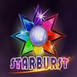 Starburst slot icon by NetEnt, available at Weiss Casino